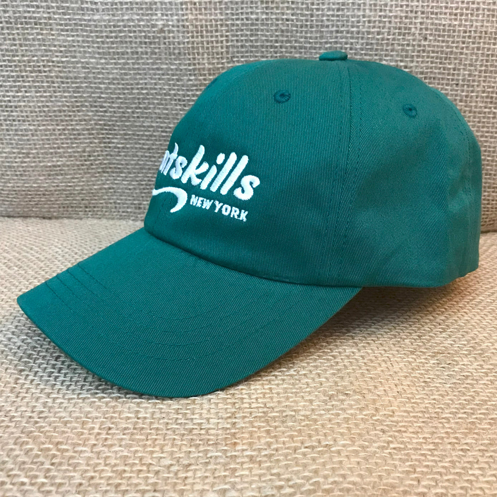 Catskills New York Script Embroidered Low-Profile Cotton Twill Hat