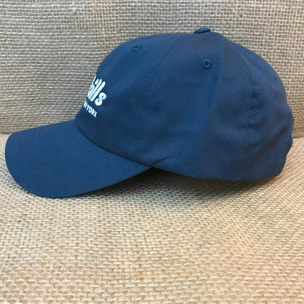 Catskills New York Script Embroidered Low-Profile Cotton Twill Hat