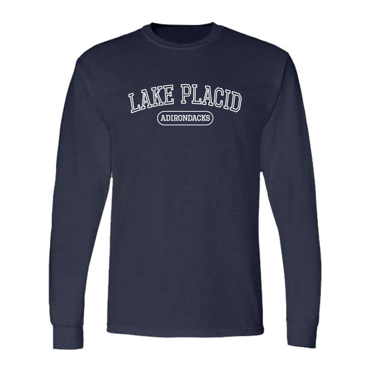 Lake Placid Adirondacks Long Sleeve Varsity Inspired T-Shirt