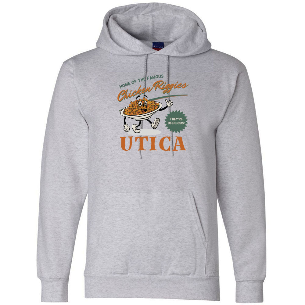 Utica New York Chicken Riggies Hoodie - Pullover Hooded Sweatshirt - Fun Utica Gift Idea (Copy)