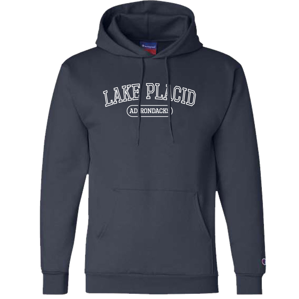 Lake Placid Varsity Logo Pullover Hooded Sweatshirt