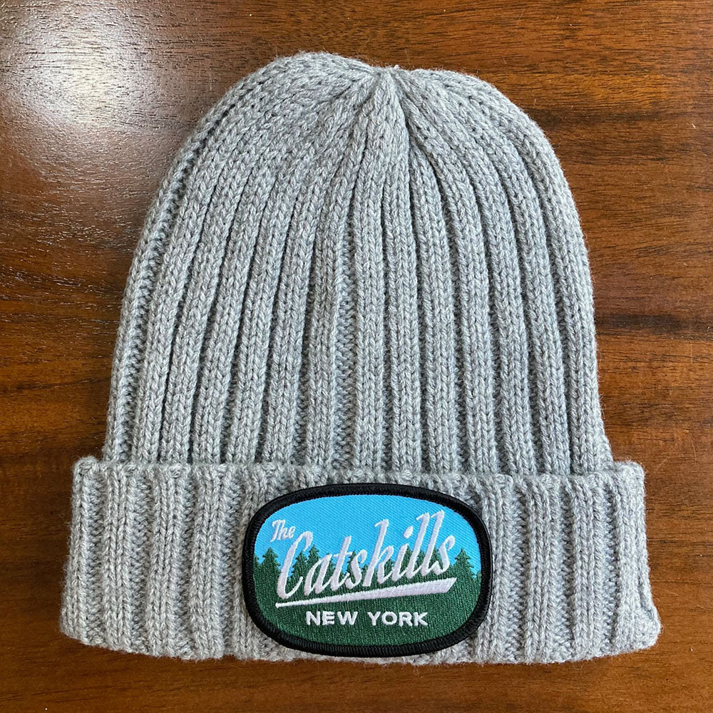 Catskills New York Recycled Cable Knit Winter Hat