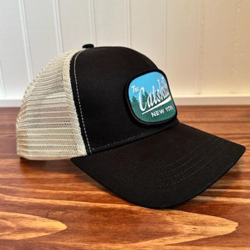 Catskills Hat - Organic Recycled Trucker Cap With Embroidered Patch