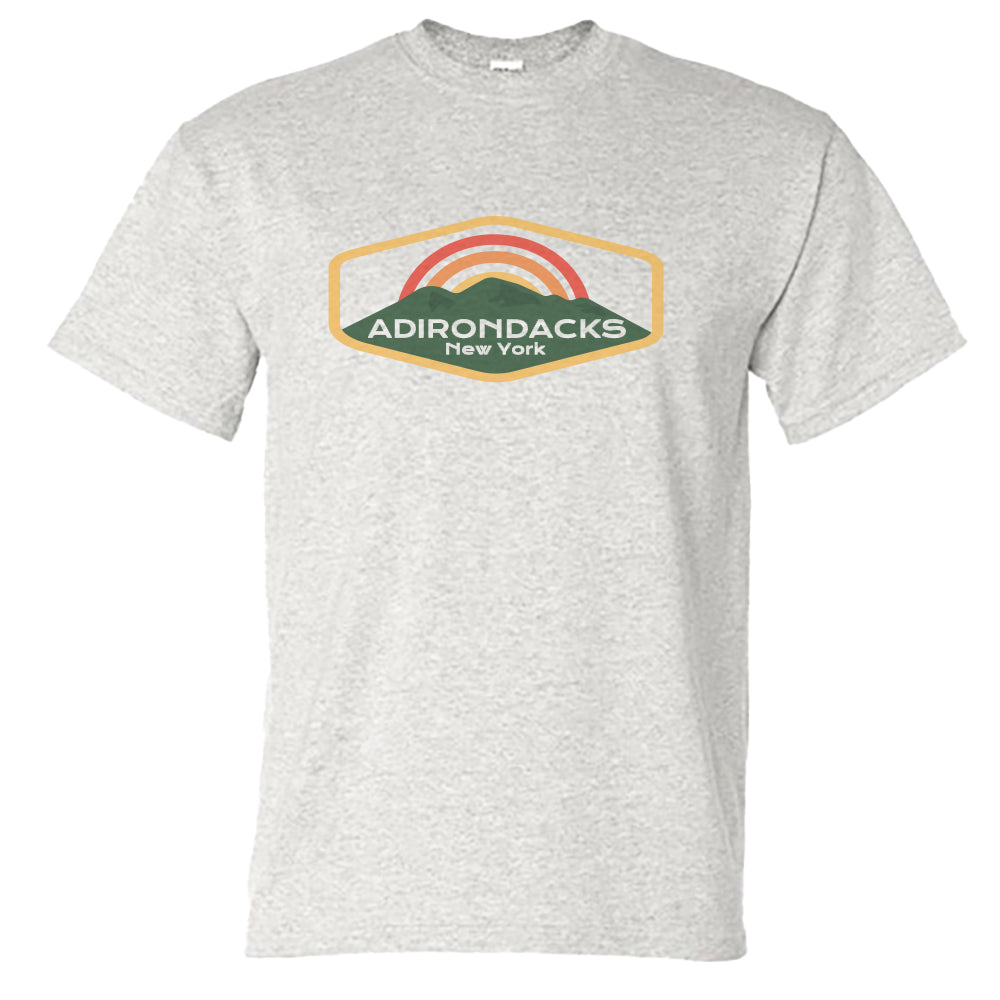 Adirondacks Sunshine Logo Design Unisex Graphic Tee Shirt