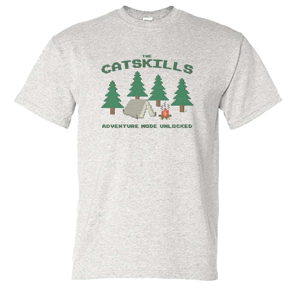 Catskills Adventure Mode 80s Video Game Vintage Style Print Unisex Tee Shirt