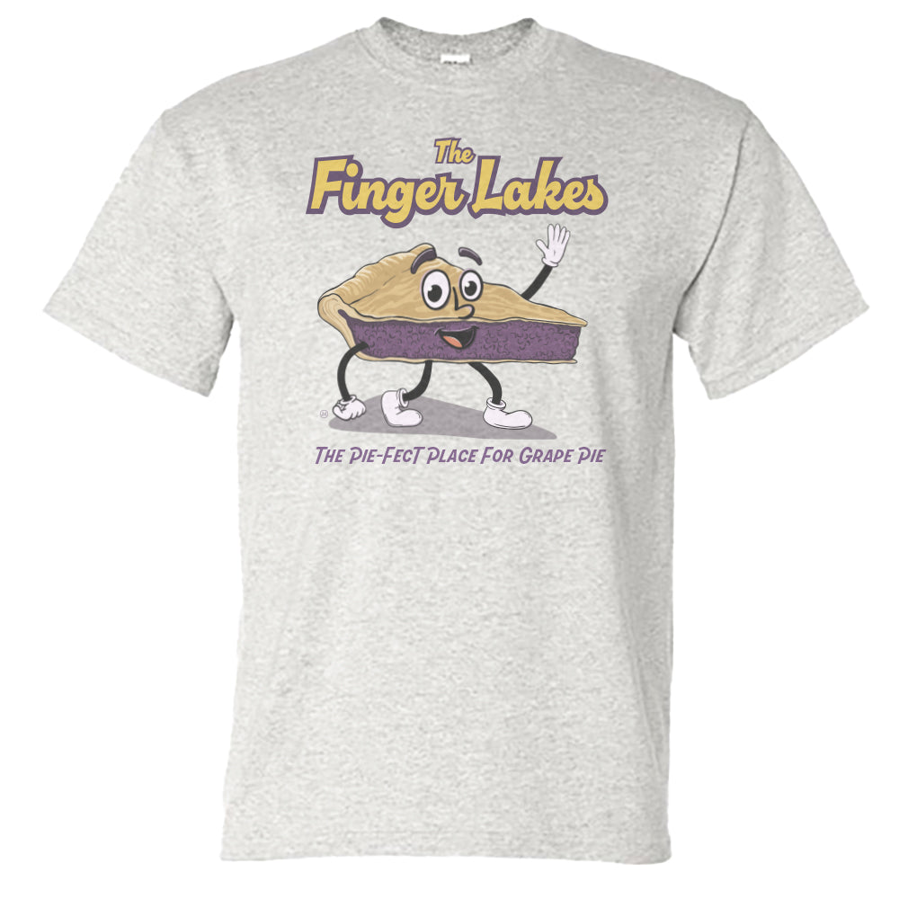 Finger Lakes Grape Pie Tee Shirt - Upstate New York Gift Idea - Unisex T-Shirt