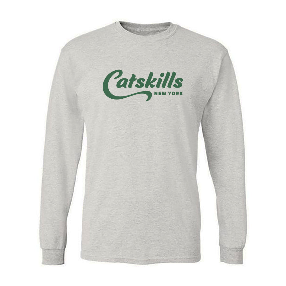 Catskills New York Long Sleeve Tee Shirt Script Design