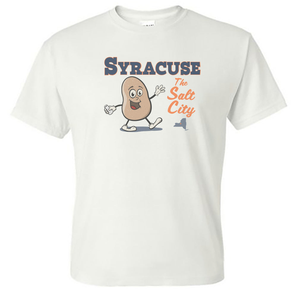 Syracuse Salt City Tee Shirt Upstate NY Fun Retro Design on Unisex T-shirt