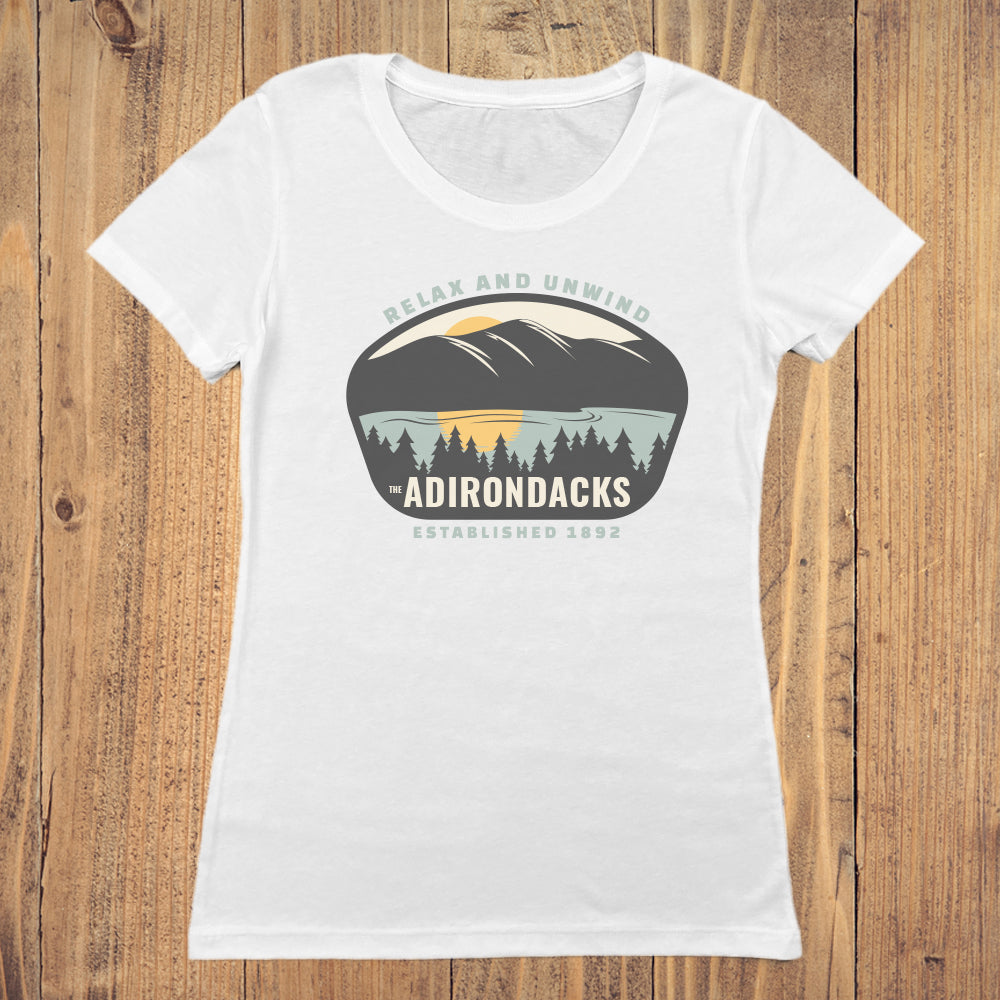 Adirondack Relax and Unwind Graphic Women's Tee Shirt