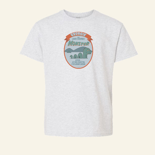 Kids Lake George Monster Cryptid Adirondacks Youth Tee Shirt - Gift and Souvenir Idea