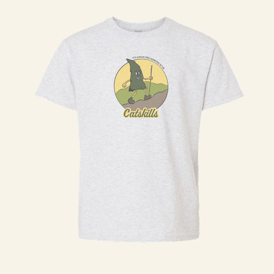Fun Catskills Hiking Theme Youth Tee Shirt - Catskills Kids Gift Idea