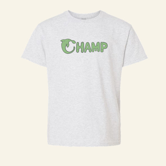 Kids Champ Cryptid Lake Champlain Monster Youth Tee Shirt - Cryptid Kids Gift Idea