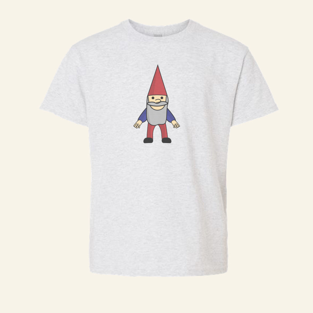 Kids Garden Gnome Youth Tee Shirt - Kids Gardening Gift Idea