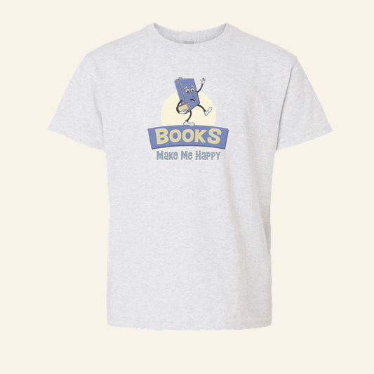 Kids Book and Reading Themed Youth Tee Shirt - Kids Book and Reading Themed Gift