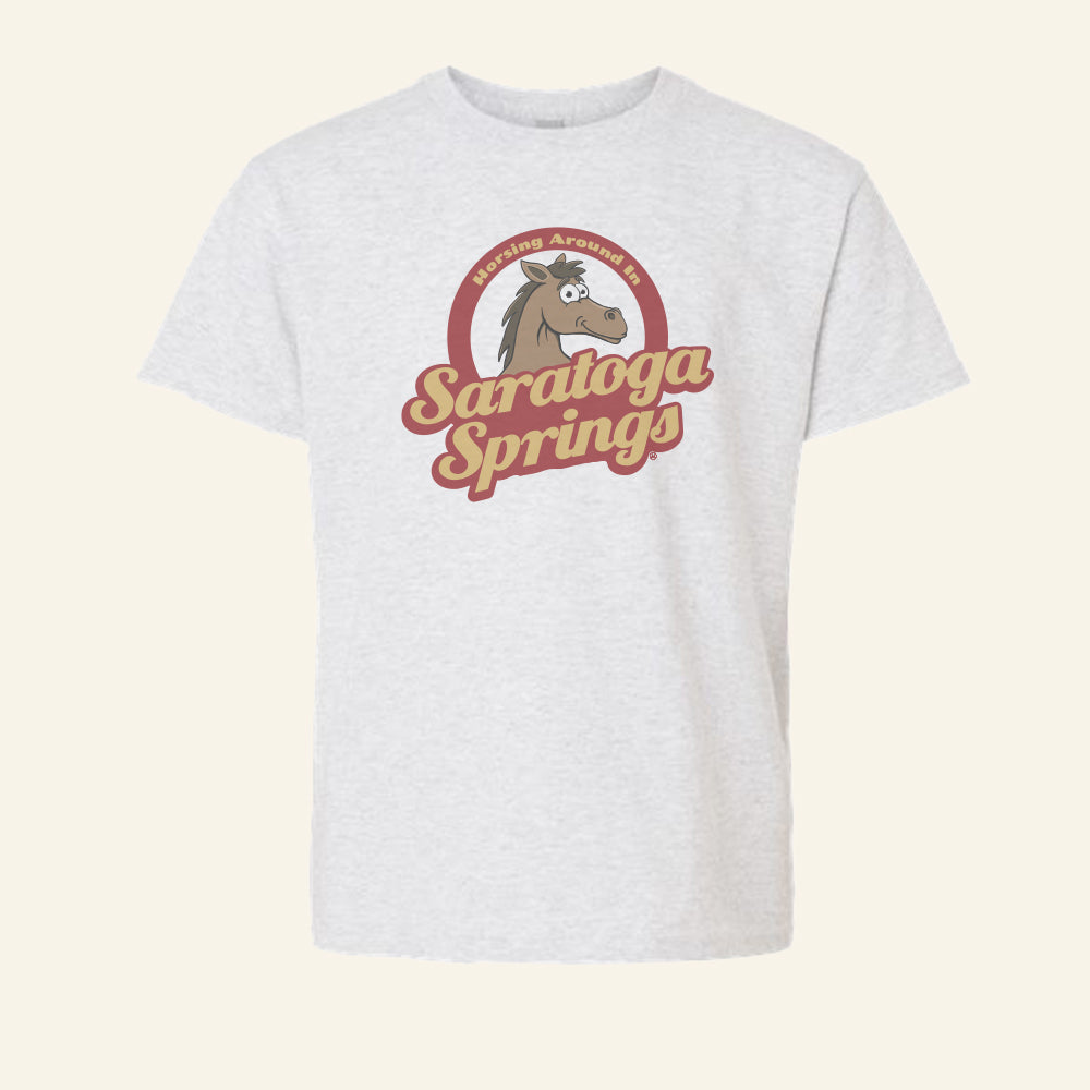 Saratoga Springs Horse Tee Shirt - Fun Kid's Gift Idea - Upstate NY Souvenir