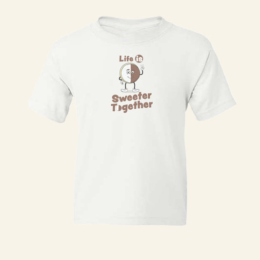 Fun Kids Halfmoon Cookie Youth Tee Shirt - Upstate NY Souvenir and Gift Idea