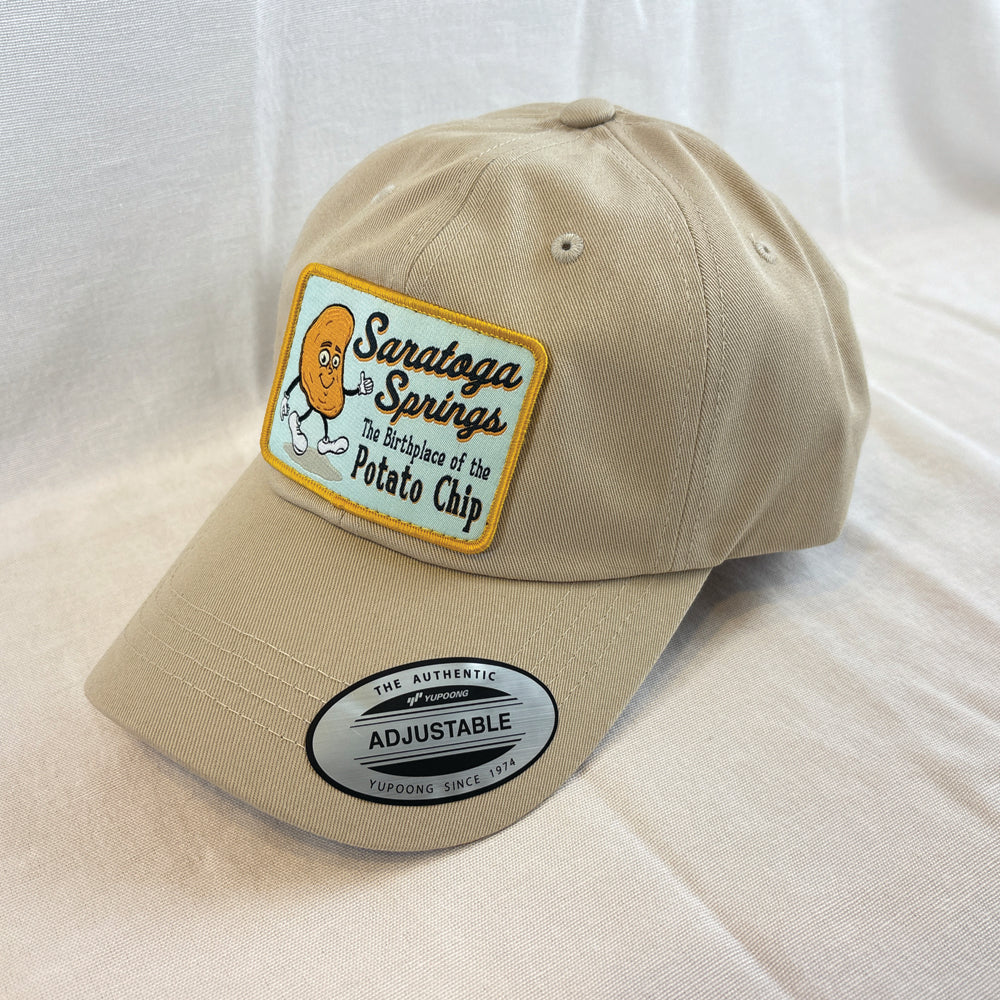 Saratoga Springs NY Potato Chip Low-Profile Cotton Twill Hat