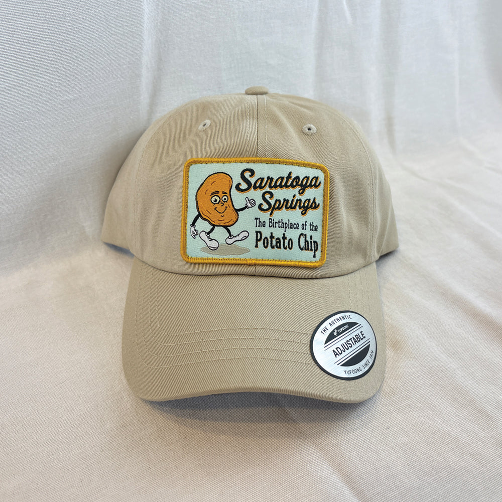 Saratoga Springs NY Potato Chip Low-Profile Cotton Twill Hat