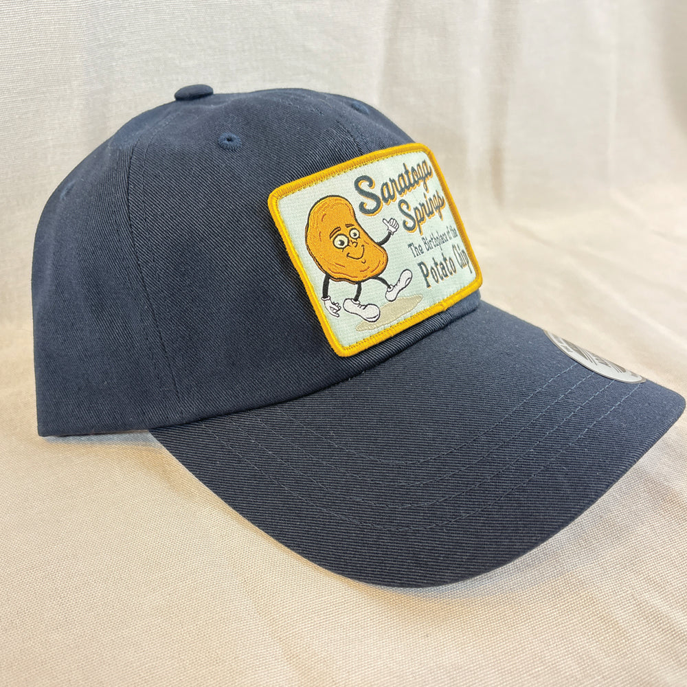 Saratoga Springs NY Potato Chip Low-Profile Cotton Twill Hat