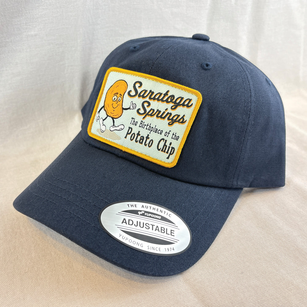 Saratoga Springs NY Potato Chip Low-Profile Cotton Twill Hat