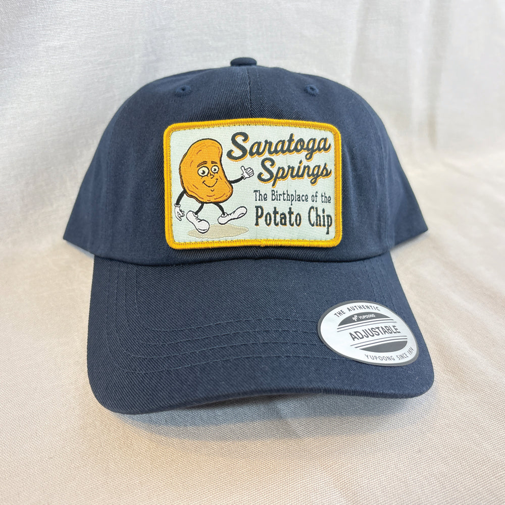 Saratoga Springs NY Potato Chip Low-Profile Cotton Twill Hat