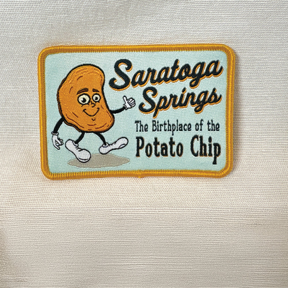 Saratoga Springs Patch - Whimsical and Fun Potato Chip Character