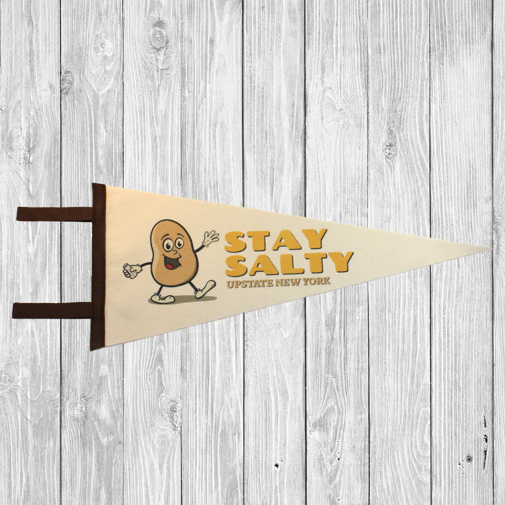 Salt Potatoes Pennant Upstate New York Food Themed Decor