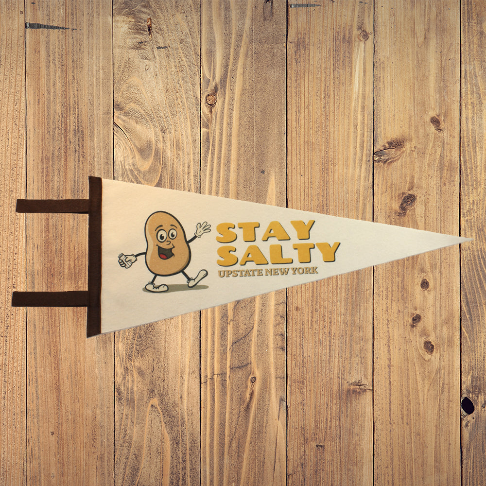 Salt Potatoes Pennant Upstate New York Food Themed Decor