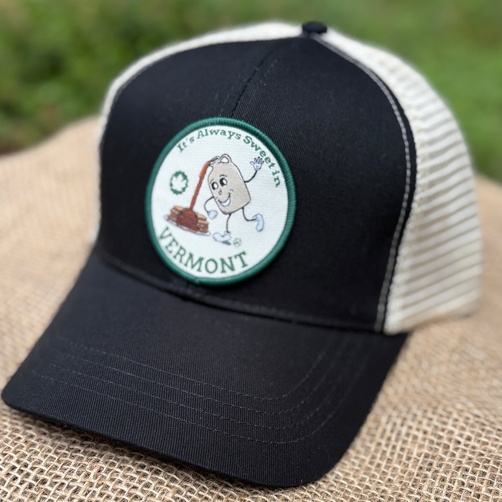 Vermont Maple Themed Trucker Hat - Vermont Baseball Cap