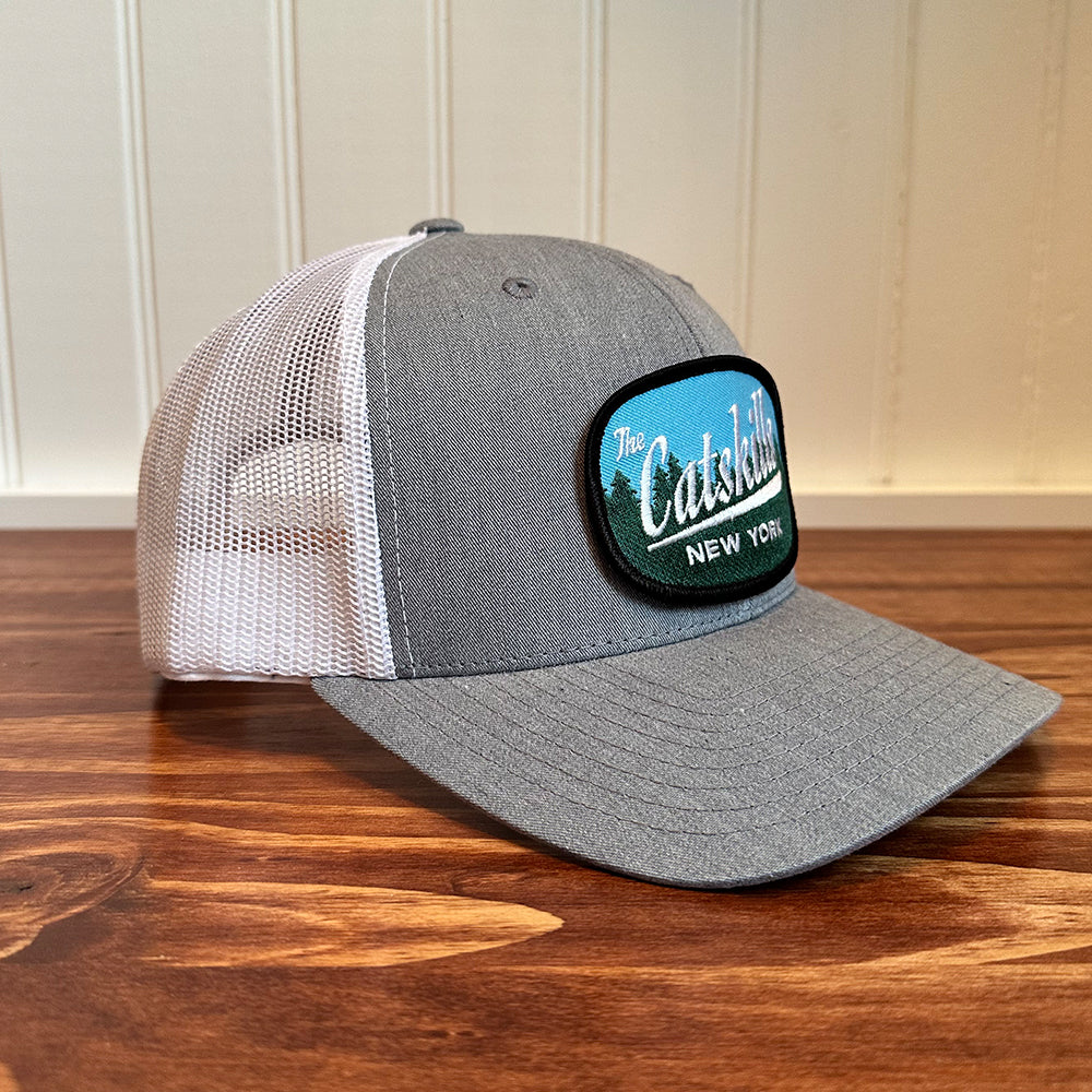 Catskill Mountains Patch Retro Trucker Cap Trucker Hat
