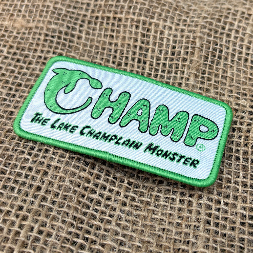 Champ Lake Champlain Monster Cryptid Patch - Cryptid Gift and Souvenir