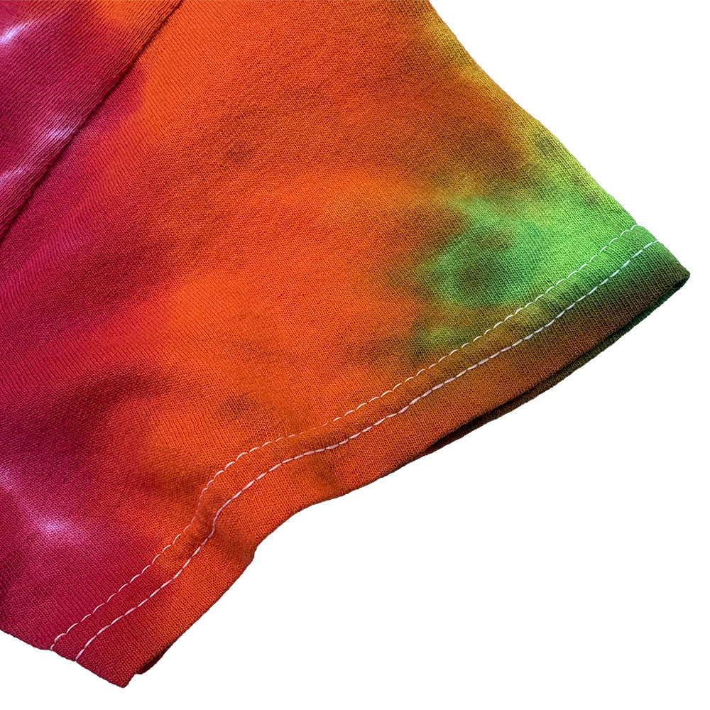 Vermont Groovy Peace 70's Style Unisex Tee Shirt - Vermont Tie Dye Gift Idea