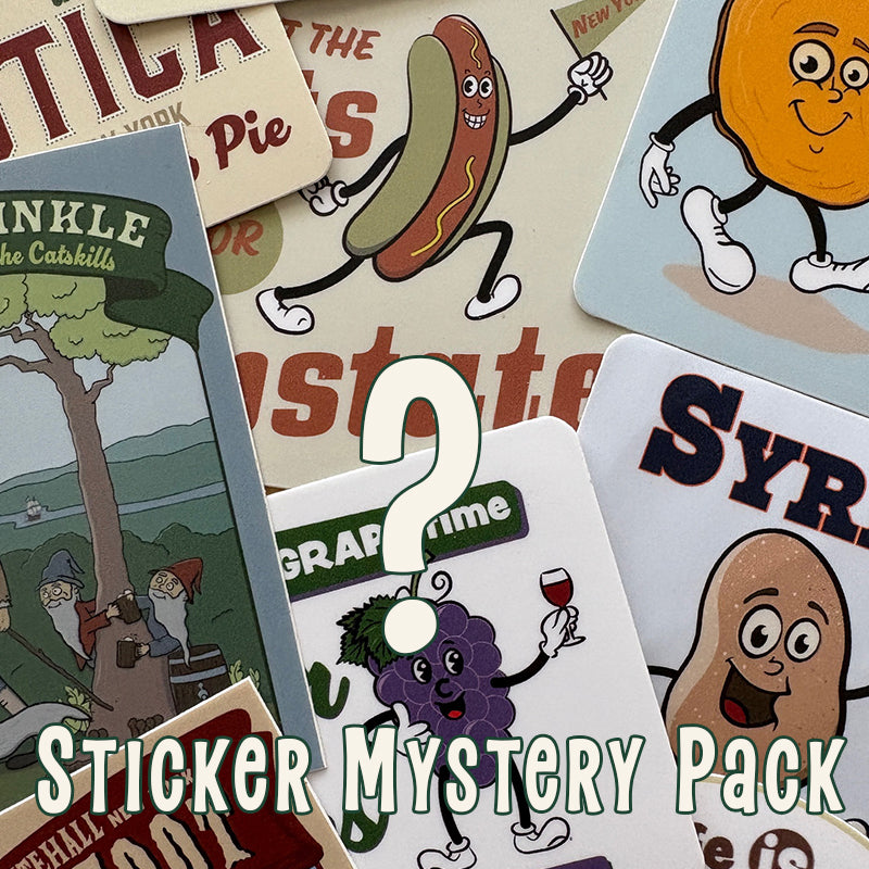 Upstate New York Mystery Sticker Pack - Five Fun Upstate NY Stickers