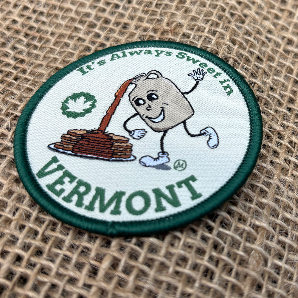 Vermont Maple Syrup Themed Patch - Vermont Maple Gift and Souvenir