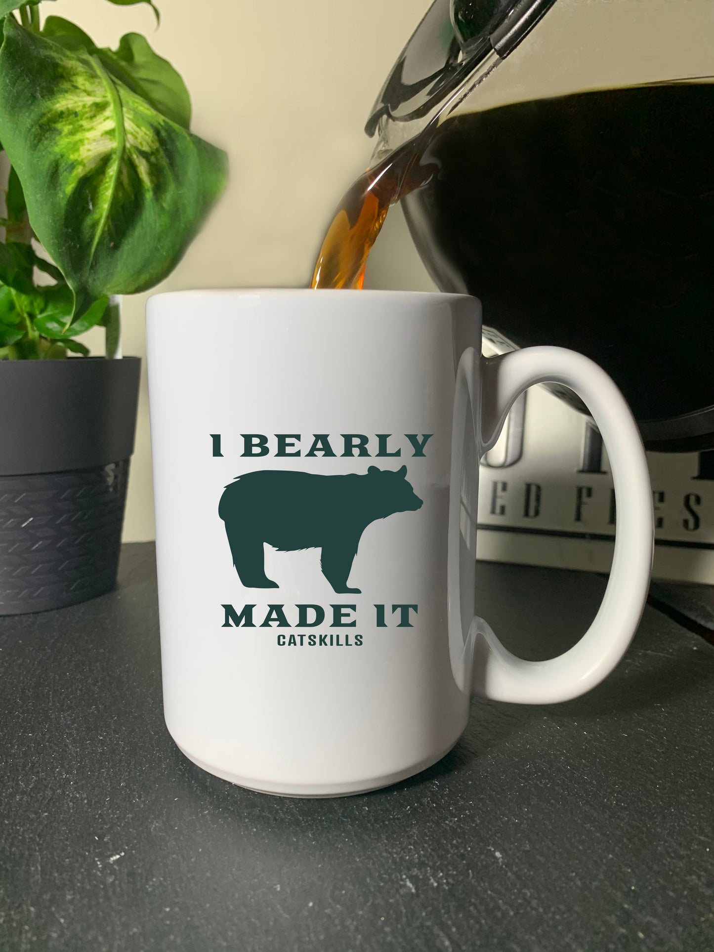 15 oz. I Bearly Made It Catskills Ceramic Mug