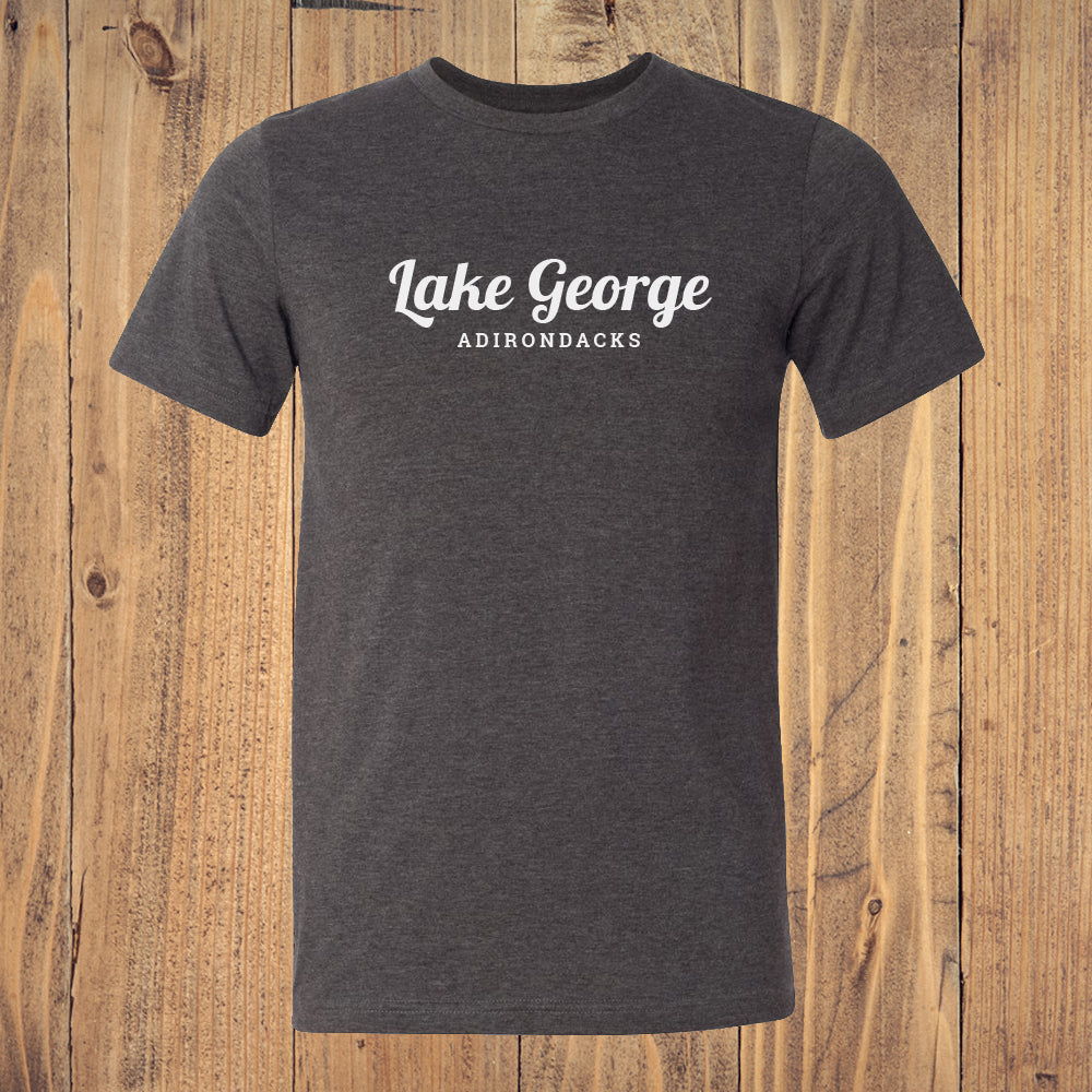 Lake George Classic Script Logo Print Tee Shirt
