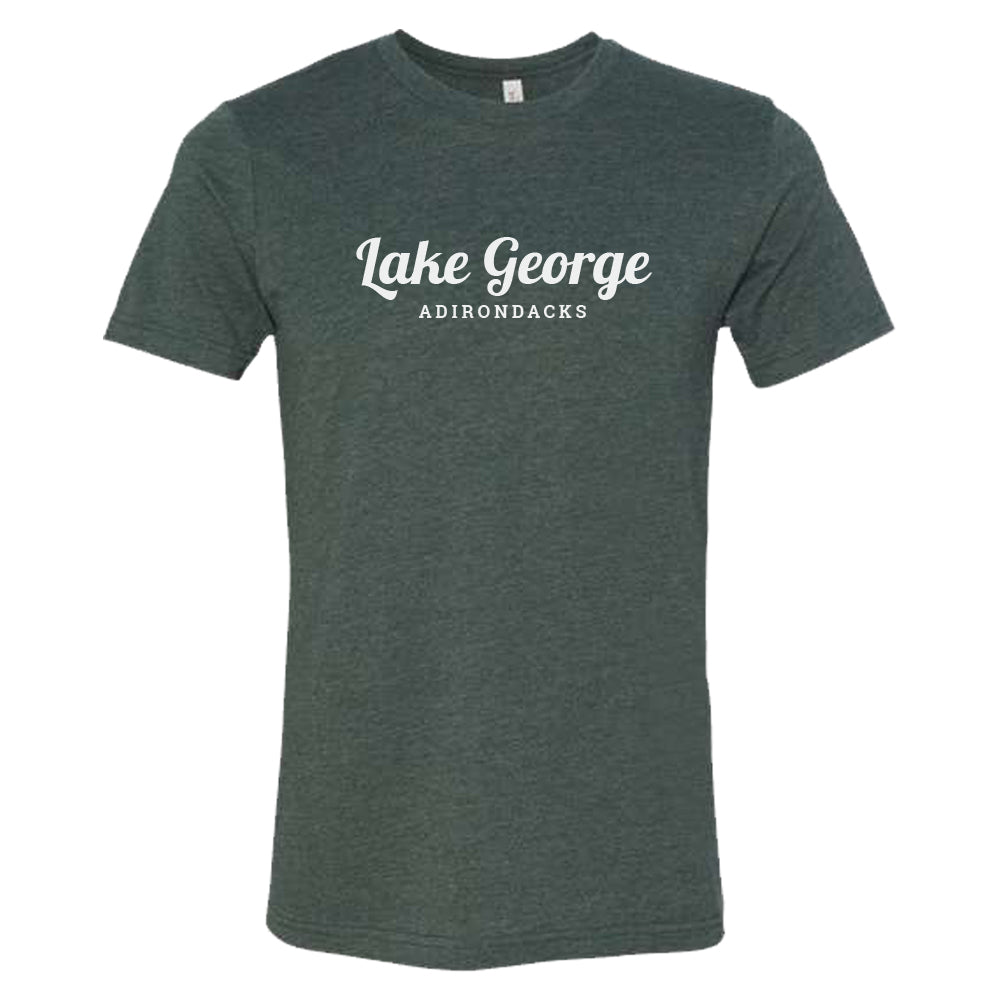 Lake George Classic Script Logo Print Tee Shirt