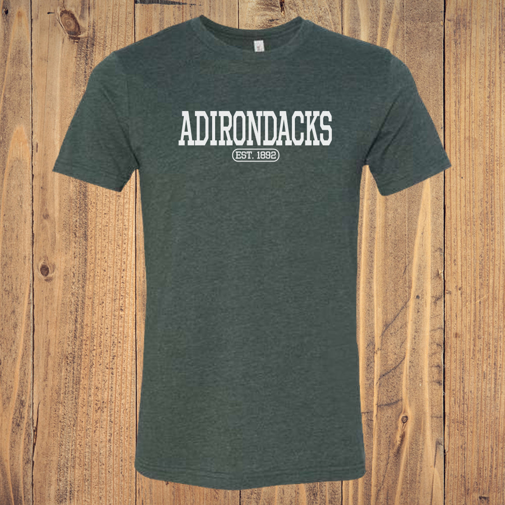 Adirondacks Varsity Logo Print Tee Shirt