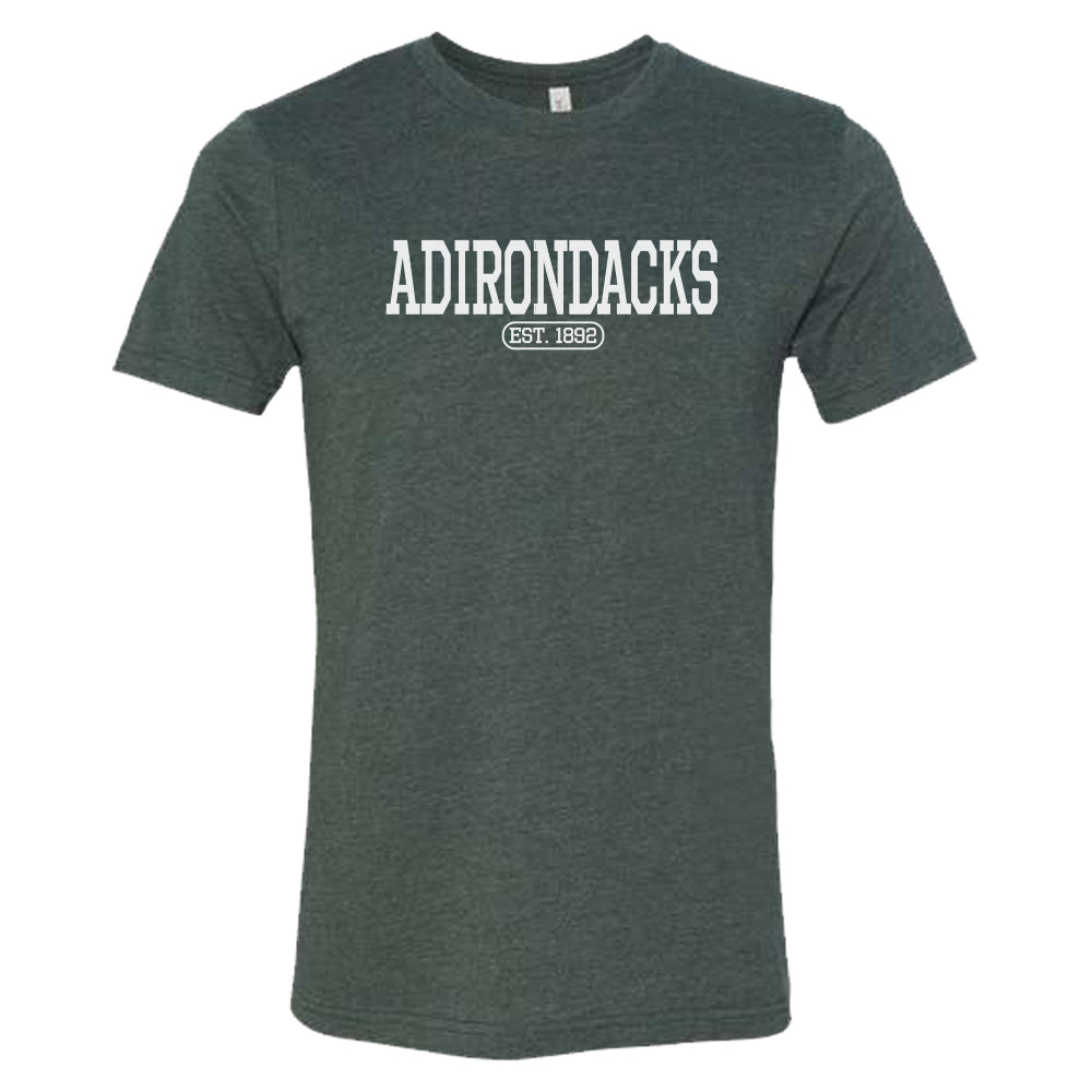 Adirondacks Varsity Logo Print Tee Shirt