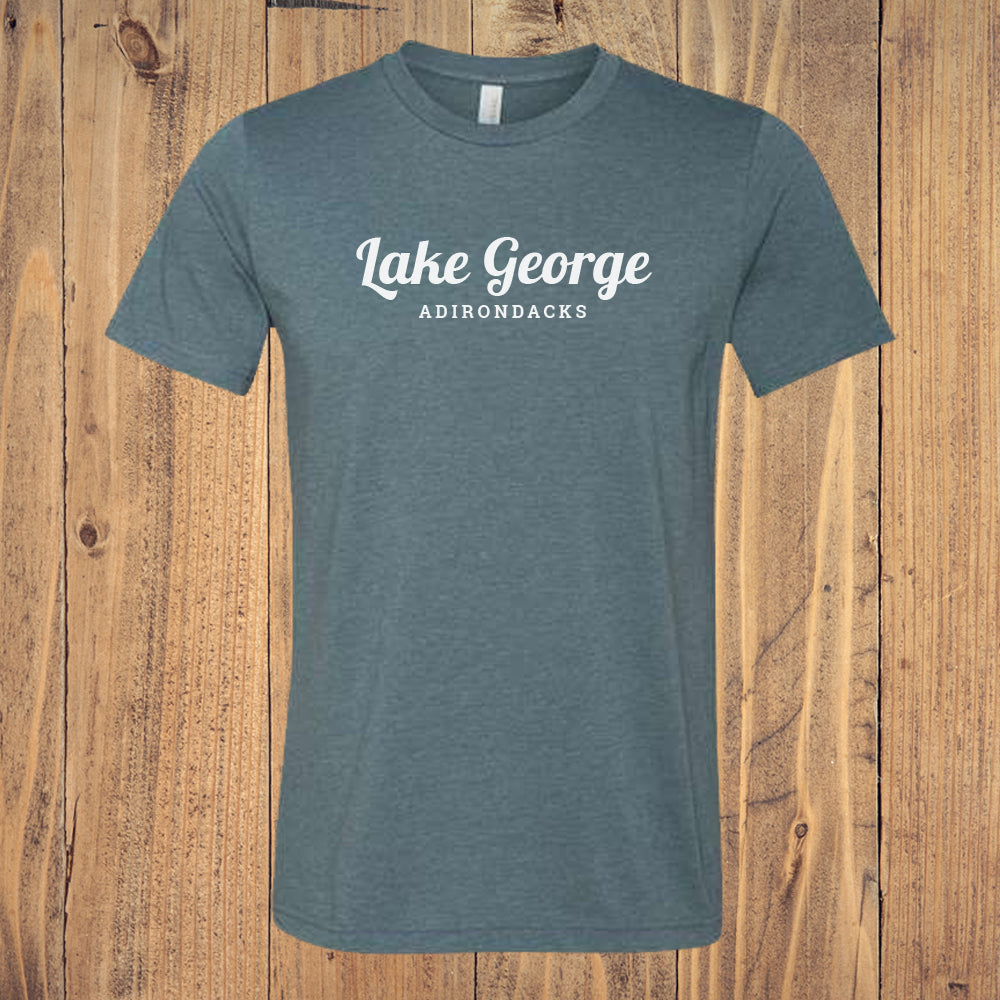 Lake George Classic Script Logo Print Tee Shirt