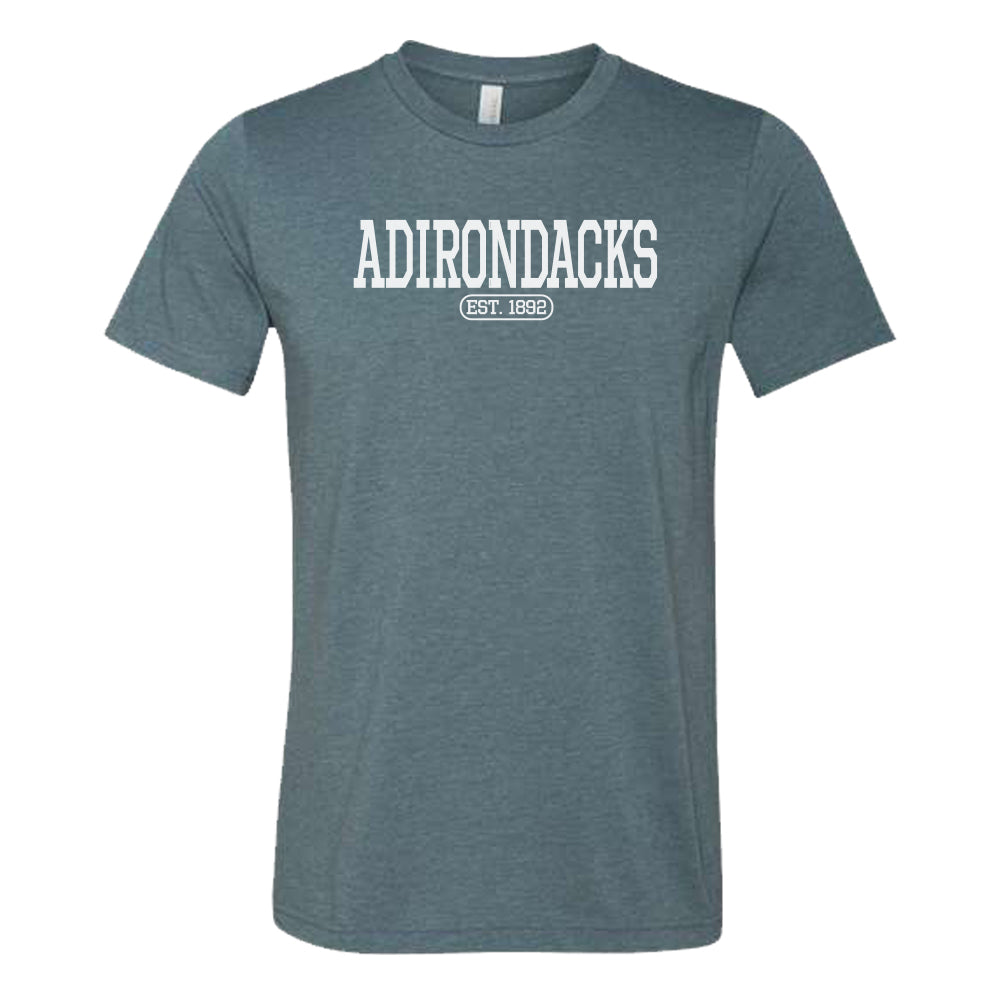 Adirondacks Varsity Logo Print Tee Shirt