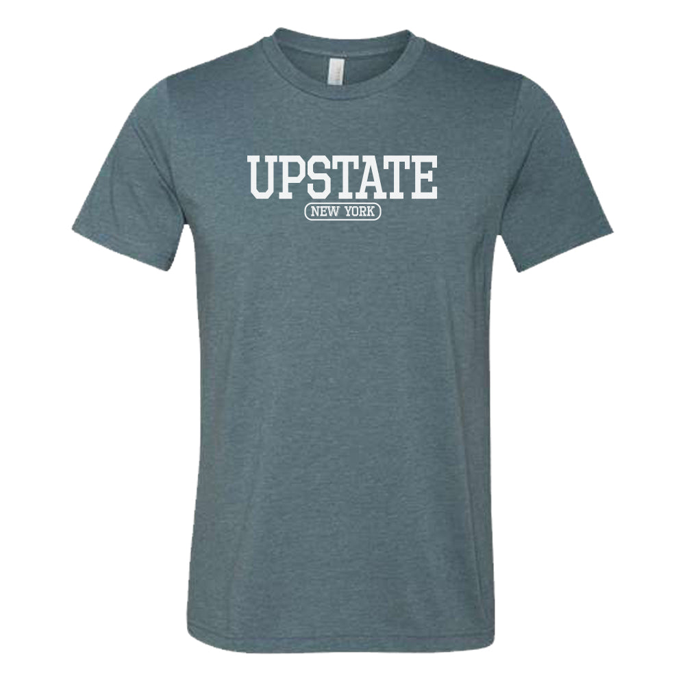Upstate New York Varsity Logo Print Tee Shirt
