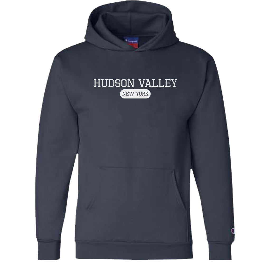 Hudson Valley Varsity Logo Pullover Hooded Sweatshirt