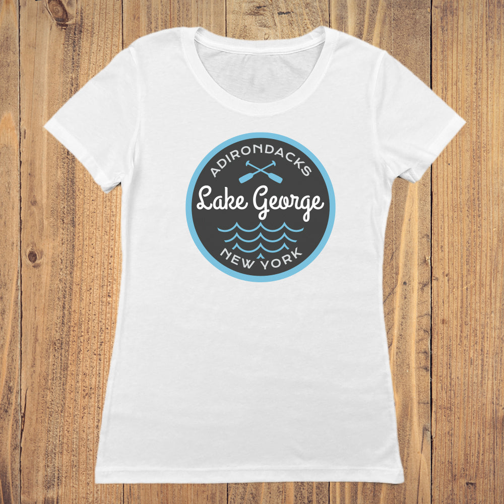Lake George Nautical Themed Graphic Women's Tee Shirt