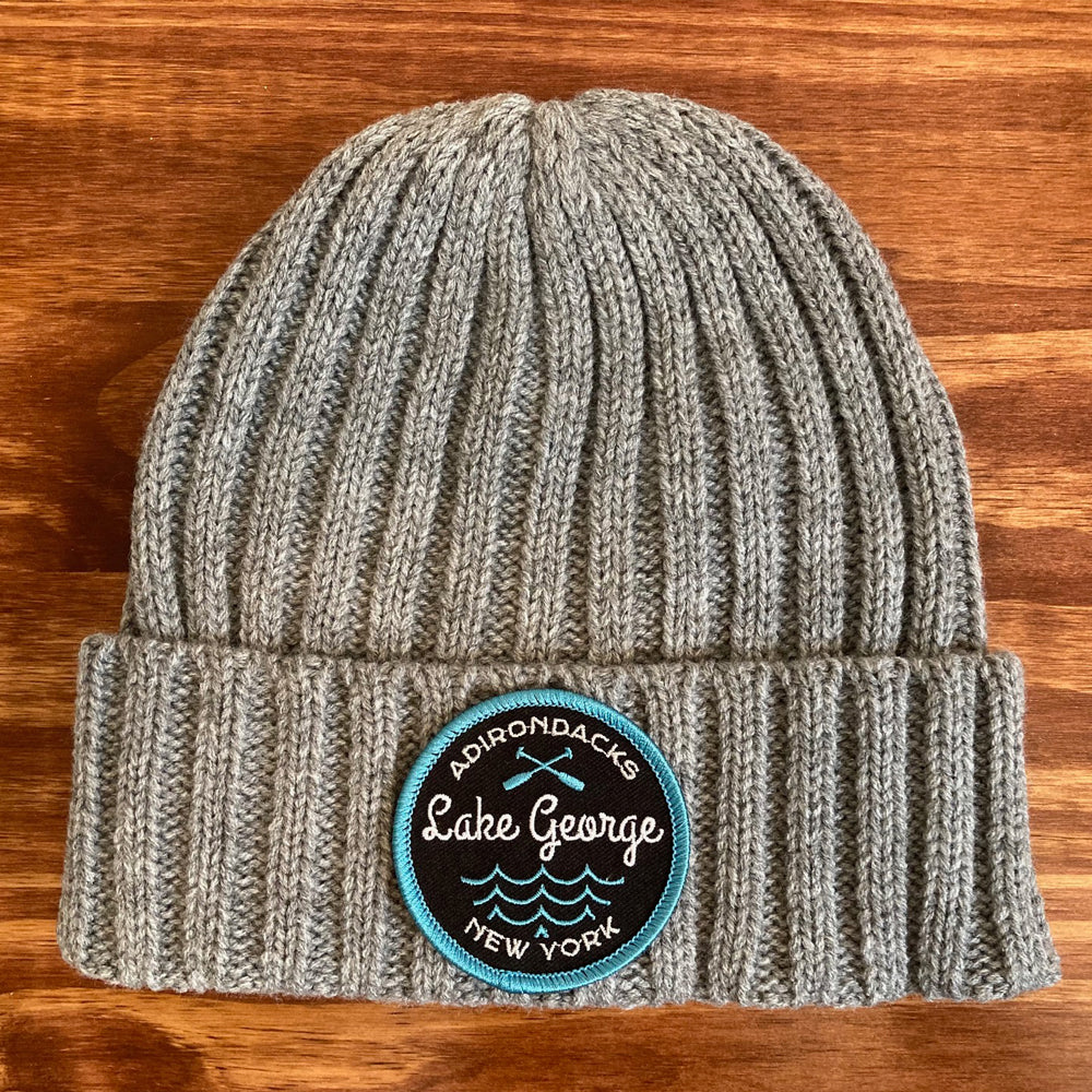 Lake George Recycled Cable Knit Winter Hat