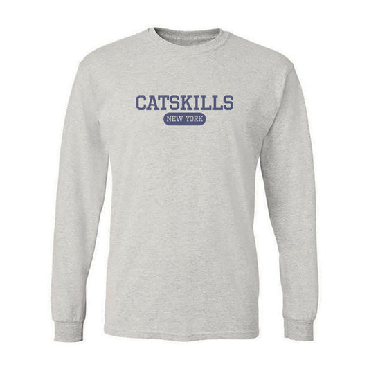 Catskills Varsity Letter Faded Print Long Sleeve Tee Shirt