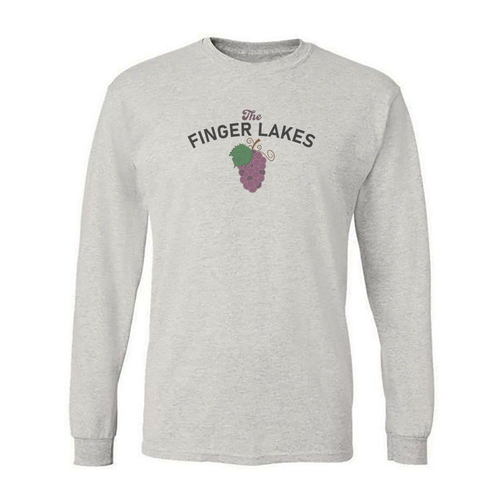 Finger Lakes Vintage Style Print Long Sleeve Tee Shirt