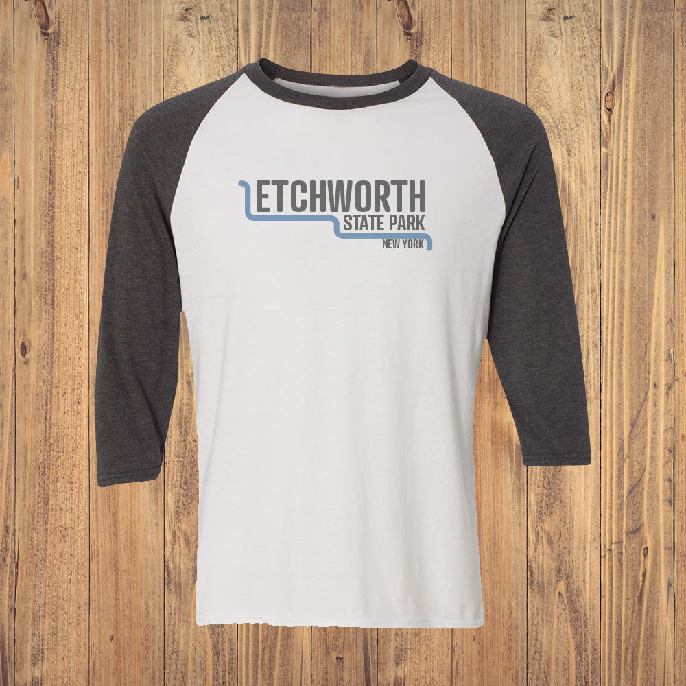 Letchworth State Park New York 3/4 Sleeve Raglan Shirt