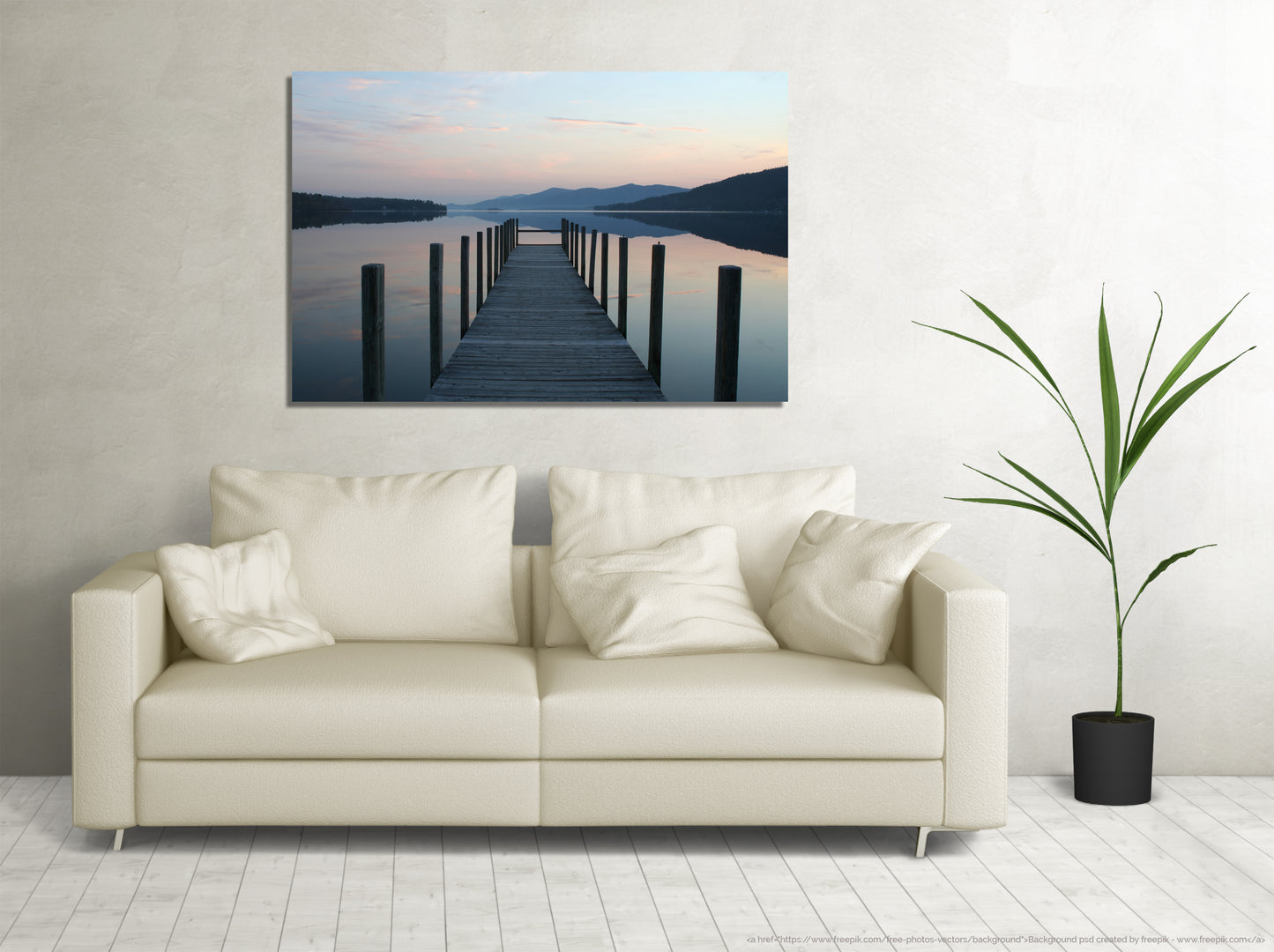 Lake George Docks at Sunrise Fine Art Photo or Canvas Print