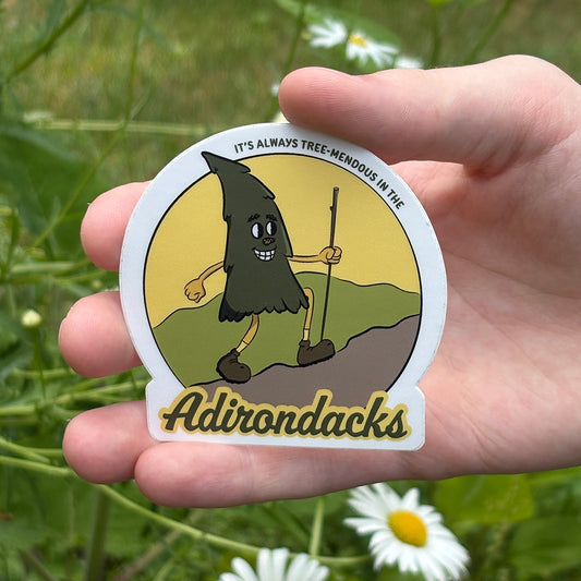 Adirondacks Sticker - Fun Hiking Themed Sticker
